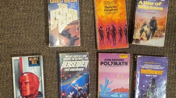 Vintage LOT of 11 Sci-Fi PB books 1960s-2000s - Picture 4 of 8